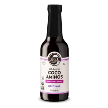 Big Tree Farms Organic Coco Aminos - Soy-Free Sauce, Low Sodium Alternative for Healthy Dishes - 10 ...