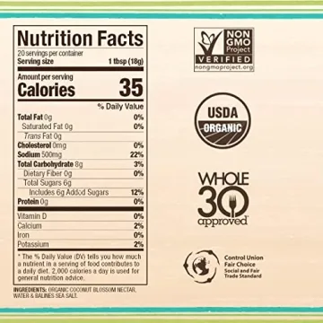 Big Tree Farms Coco Aminos - Soy Sauce Alternative, Gluten-Free