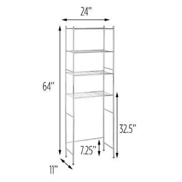 Space Saver Shelf - Honey-Can-Do 4-Tier Storage Unit