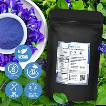 KHWAN'S TEA Butterfly Pea Flower Powder - Culinary Blue Matcha