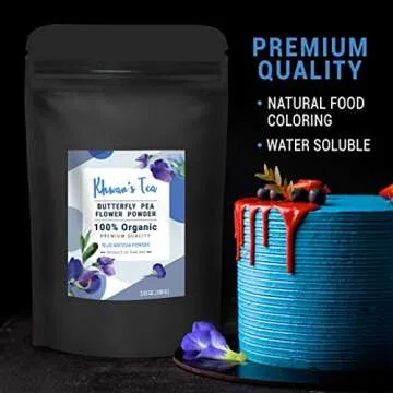 KHWAN'S TEA Butterfly Pea Flower Powder - Culinary Blue Matcha