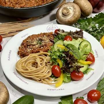 Portion Perfection PORCELAIN Weight Control Plate for Women & Men, 2 Weightcontrol Serving Sizes on all 10-inch Adult Portion Control Plates, Ideal Weight Control Products, Diabetes & Healthier Diets