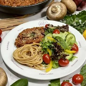 Portion Perfection PORCELAIN Weight Control Plate for Women & Men, 2 Weightcontrol Serving Sizes on all 10-inch Adult Portion Control Plates, Ideal Weight Control Products, Diabetes & Healthier Diets