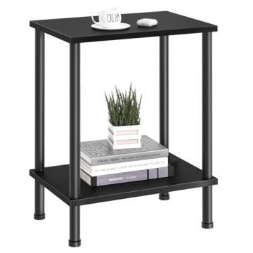 Versatile YUFAM End Table for Small Spaces with Easy Assembly