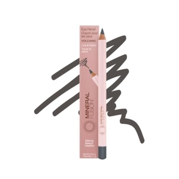 Mineral Fusion Eye Pencil, Grey Eyeliner with Soothing Chamomile, Meadowfoam & Vitamin E, Velvety Sm...