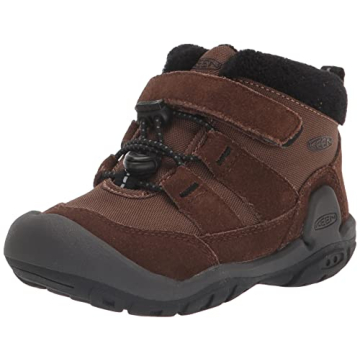 Keen Knotch Chukka Mid Height Insulated Easy On Snow Boots for Kids, Warm Winter Footwear
