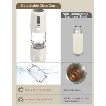 KNOIER Baby Travel Essentials Portable Bottle Warmer,Bottle Warmer On The Go, 13500mAh Battery Bottle Warmer for Breastmilk, Baby Travel Essentials for Flying, Baby Must Haves 2024.