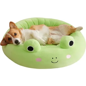 Cozy Squishmallows 24-Inch Wendy Frog Pet Bed