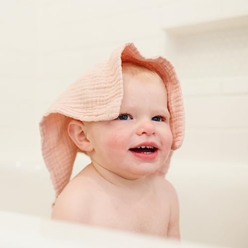 Konssy Baby Muslin Washcloths - Soft Cotton Essentials for Babies