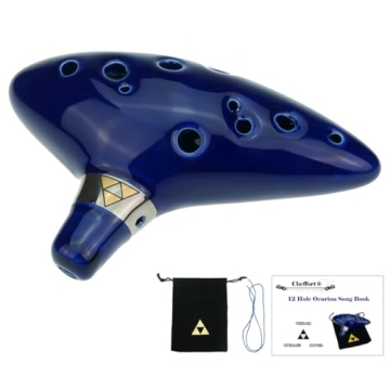 Cheffort 12 Hole Ocarina from Legend of Zelda - Alto C Ocarina with Bag, Perfect for Collectors and ...