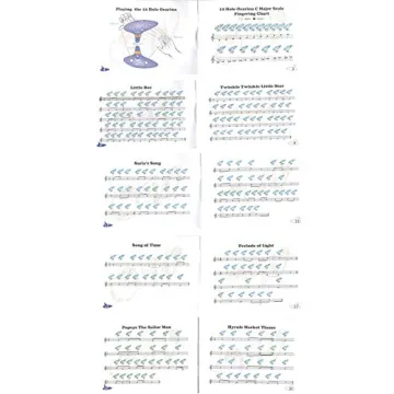 Cheffort Zelda 12 Hole Ocarina with Bag and Songbook