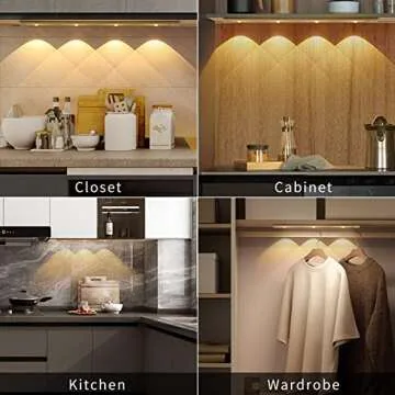 Under Cabinet LED Motion Sensor Lights for Home Usage