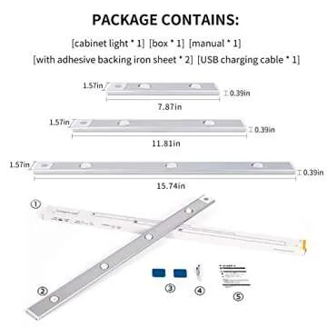 Under Cabinet LED Motion Sensor Lights for Home Usage
