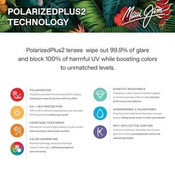 Maui Jim Men's and Women's Sandy Beach Polarized Universal Fit Rimless Sunglasses, Tortoise/HCL® Bronze, Small