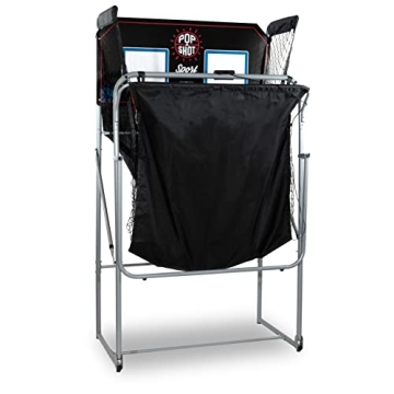 Pop-A-Shot Official Dual Shot Sport Arcade Basketball Game (Black and Blue)