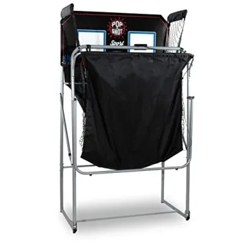 Pop-A-Shot Official Dual Shot Sport Arcade Basketball Game (Black and Blue)