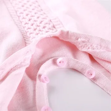 Auro Mesa Baby Peter Pan Collar Knit Romper 0-18M