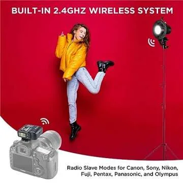 Flashpoint XPLOR 100 Pro TTL R2 Monolight, Black, 100w 2.4G TTL Portable Light for Photography Lighting, 1/8000s HSS Strobe Light, 0.01-1.5s Recycle Time, Li-Ion Battery Powered Photography Light