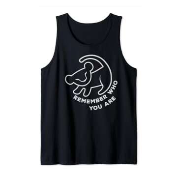 Disney The Lion King Simba Remember Who You Are Outline Tank Top