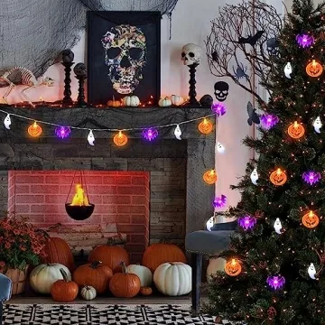 Spooky 2 Pack Halloween String Lights for Decorating