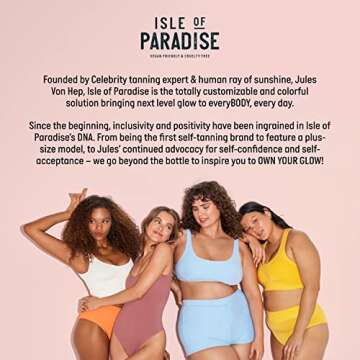 Isle of Paradise Self Tanning Oil Mist, Light (Sun-Kissed Glow) - Color Correcting Self Tan Spray, Vegan, Cruelty Free, 6.76 Fl Oz