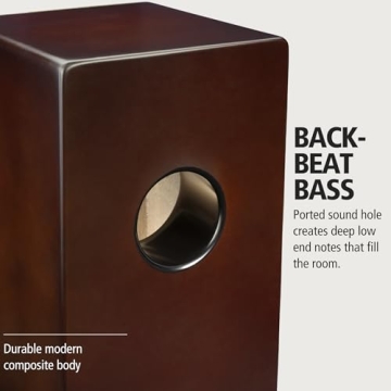 Meinl Backbeat Bass Cajon with Adjustable Snare and Deep Bass