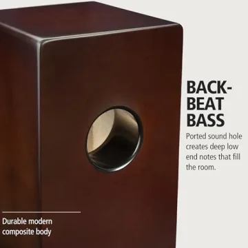 Meinl Backbeat Bass Cajon with Adjustable Snare and Deep Bass