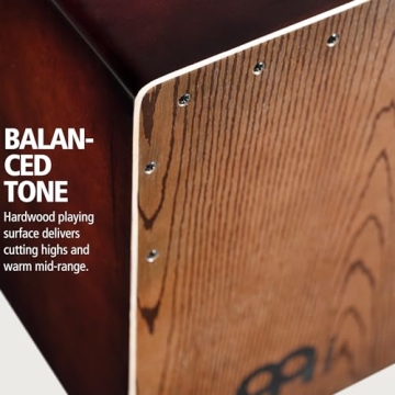 Meinl Backbeat Bass Cajon with Adjustable Snare and Deep Bass