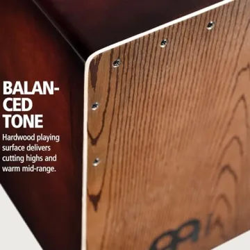 Meinl Backbeat Bass Cajon with Adjustable Snare and Deep Bass