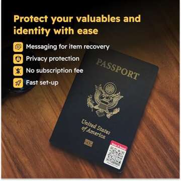 Lost Item Labels | QR Code Stickers That Keep Your Info Private | Customizable Asset Tags