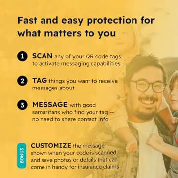 Durable QR Code Stickers for Privacy and Recovery