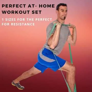 Functional Fitness Pull Up Assistance Resistance Band #5 - For 50 - 120 lbs of Resistance for Mobility, Stretching, Pilates, Exercise, Chin Ups, Powerlifting, Fitness & CrossFit …