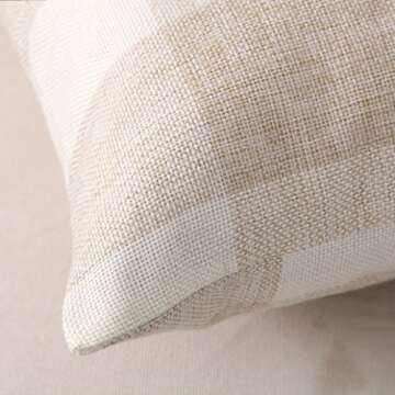 famibay Tartan Checkered Pillow Covers for Home Beauty