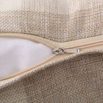 famibay Tartan Checkered Pillow Covers for Home Beauty