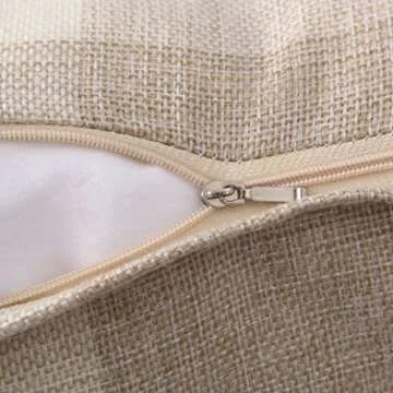 famibay Tartan Checkered Pillow Covers for Home Beauty