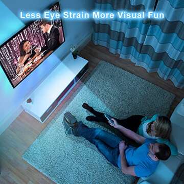 Enteenly LED Strip Lights, TV LED Lights for 32-60 in, DIY Timing RGB Led Light Strip with APP Control, Music Sync, USB Powered Tv Led Backlight with Remote, (9.8FT) for TV, PC, Mirror, Cabinets, etc