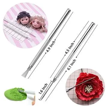 14PCS Ceramic Pottery Clay Ribbon Sculpting Tool Kit with Feather Wire Texture and Needle Detail Tools for Carving,Modeling,by Augernis