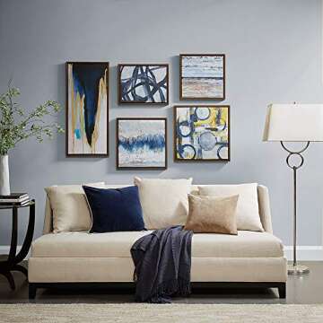 Madison Park Wall Art Living Room Décor - Galary Canvas Home Accent Modern Dining Bathroom Decorati...
