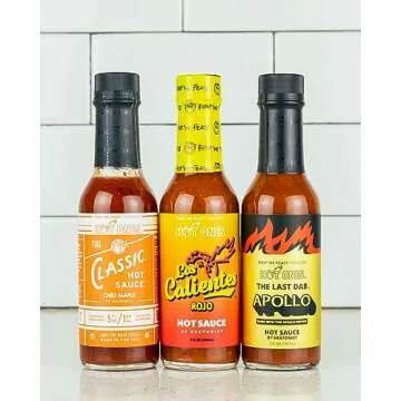 Hot Ones Trio Pack Spicy Sauce Collection for Foodies