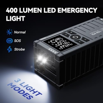 Powerful Jump Starter & Air Compressor 4500A 150PSI