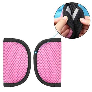 Accmor Car Seat Straps Shoulder Pads for Baby Kids, Soft Car Seat Strap Covers, Seat Belt Covers for...