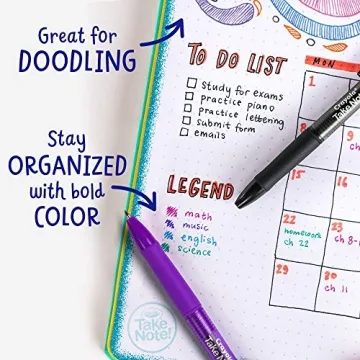 Crayola Medium Point Washable Gel Pens Set, School and Adult Coloring Supplies, 6 count