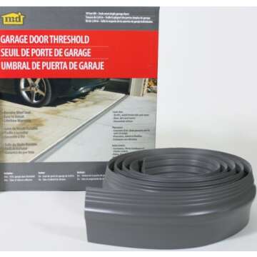 M-D Building Products 50100 10 ft. Gray Vinyl Garage Door Threshold Kit
