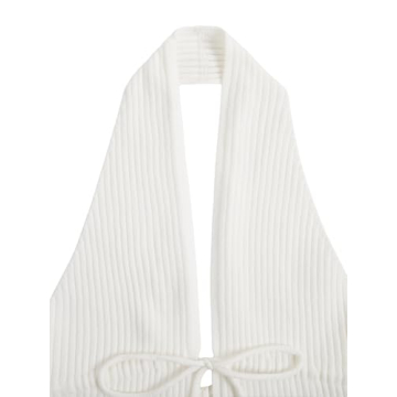 Trendy Verdusa Women’s Knitted Halter Top for Fashionistas