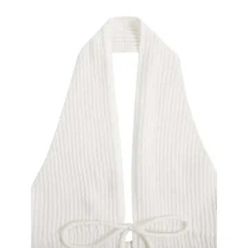 Trendy Verdusa Women’s Knitted Halter Top for Fashionistas