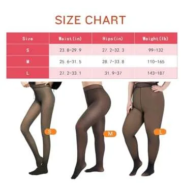 Fleece Lined Tights Women Winter Tight Warm Sheer Leggings Fake Translucent Pantyhose Thermal Tights Opaque High Waisted