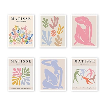 InSimSea Matisse Wall Art Poster & Prints for Aesthetic Rooms