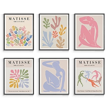InSimSea Matisse Wall Art Poster & Prints for Aesthetic Rooms