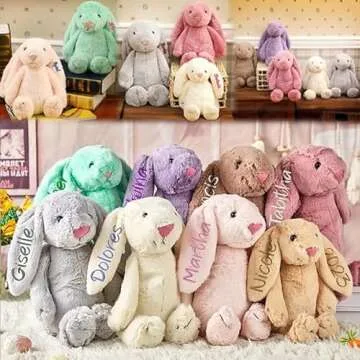 Personalized Easter Bunny Custom Plush Toy for Kids