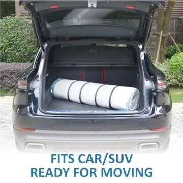 Twin/Twin-XL Mattress Vacuum Bag with Blue Zipper